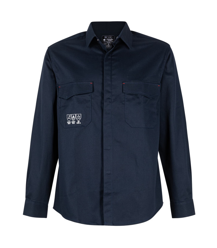Camisa Ignífuga Antiestática Technic M/L Hombre - Azul