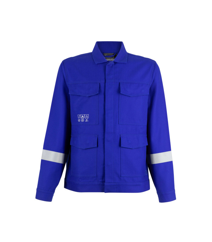 Chaqueta Ignífuga Antiestática Technic Hombre Manga Larga - Azulino