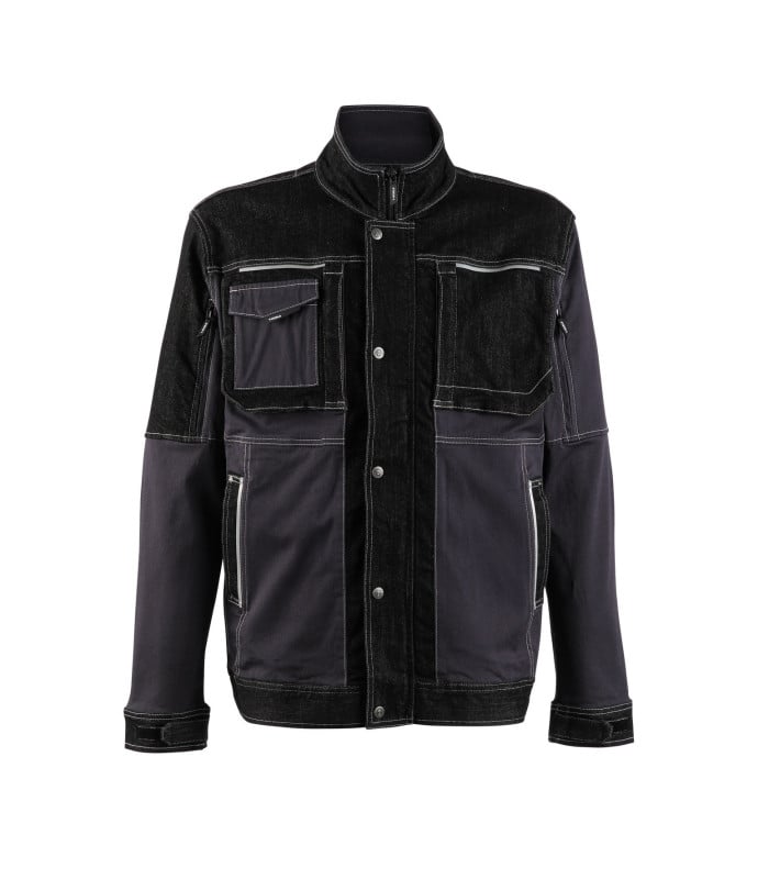 Chaqueta Iron Line Ónix Hombre Manga Larga - Denim Oscuro / Negro