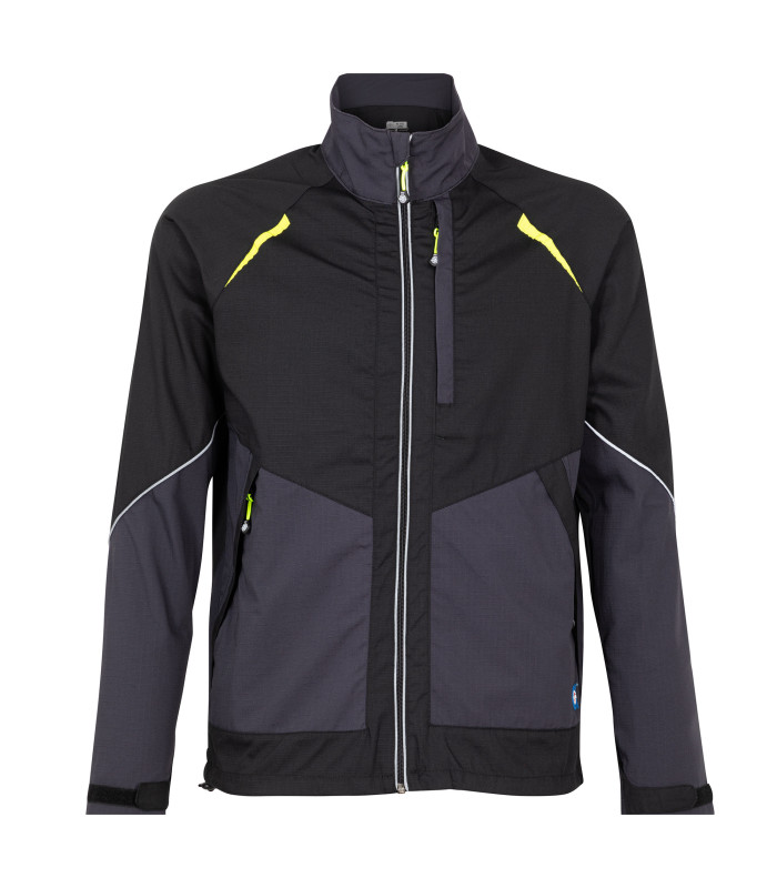 Chaqueta Practical Line Resist Hombre Manga Larga - Negro / Gris Grafito