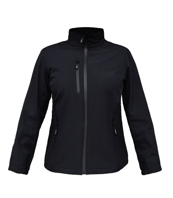 Chaqueta Softshell Basic Mujer - Negro