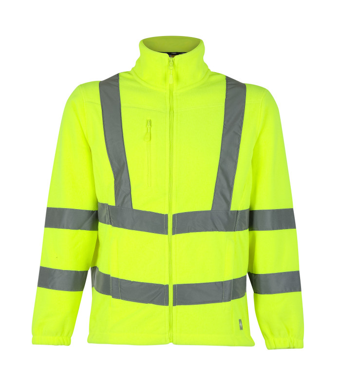 Micropolar Hi Vis Clase 3 Manga Larga Hombre 100% Poliéster - Amarillo