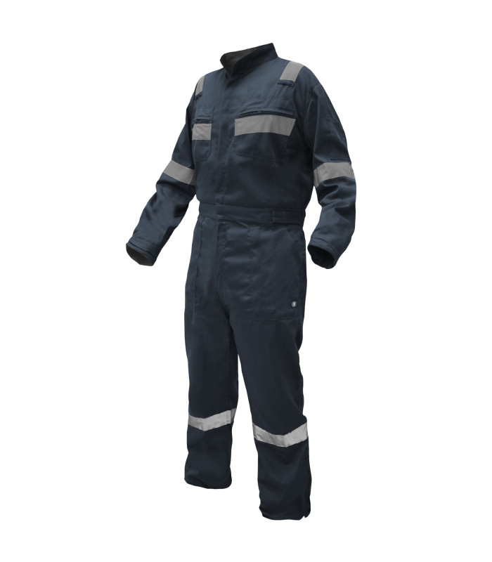 Overol Gabardina Practical Line Hombre Manga Larga - Gris