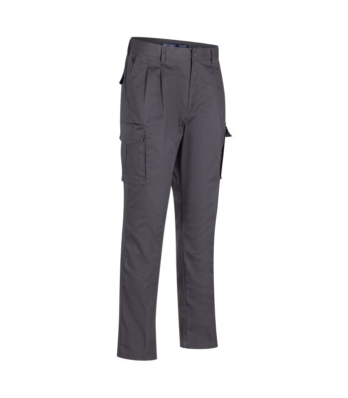 Pantalón Cargo Classic Hombre 65% Poliéster 35% Algodón - Gris