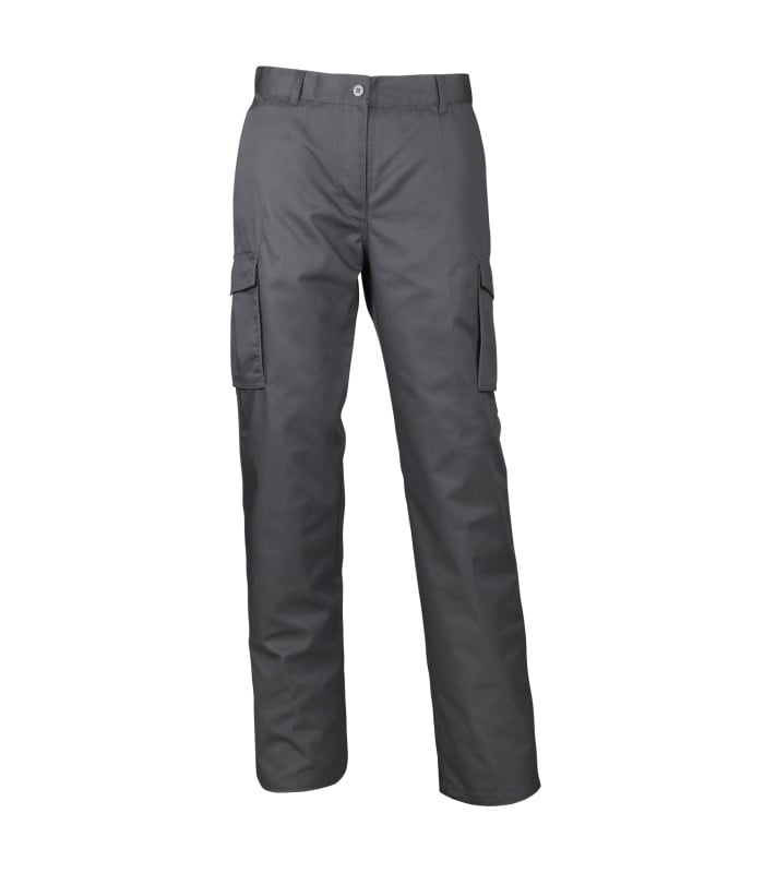 Pantalón Cargo Classic Mujer 65% Poliéster 35% Algodón - Gris