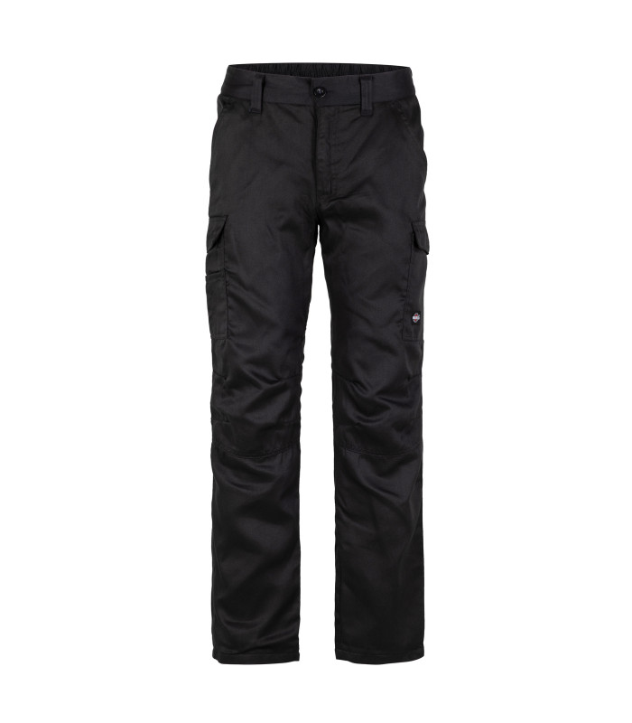 Pantalón Cargo Gabardina Forro Polar Hombre - Negro