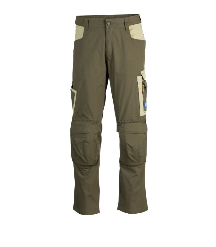 Pantalón Cargo Tulipero Effective Hombre - Verde Oliva / Beige