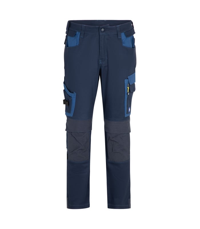 Pantalón Cargo Tulipero Strong Hombre - Azul Marino / Azul Acero