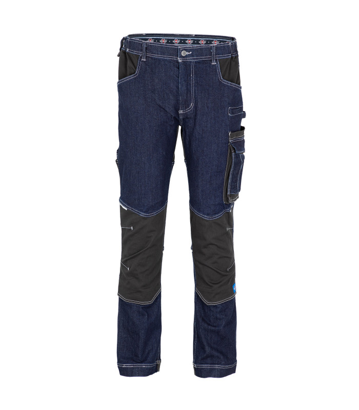 Pantalón Iron Line Ónix Hombre - Denim Índigo / Negro