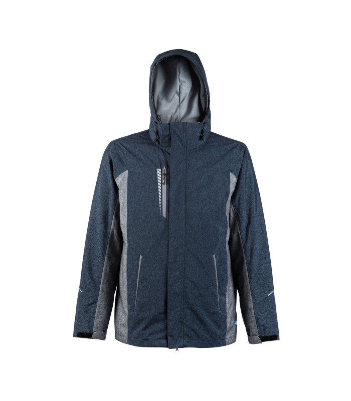 Parka 3 en 1 Desmontable Secuoya Manga Larga Hombre - Azul