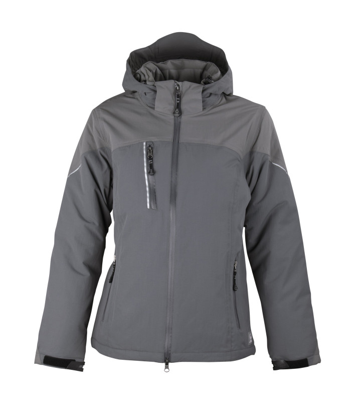 Parka Fix Oregón Térmica Manga Larga Mujer - Gris