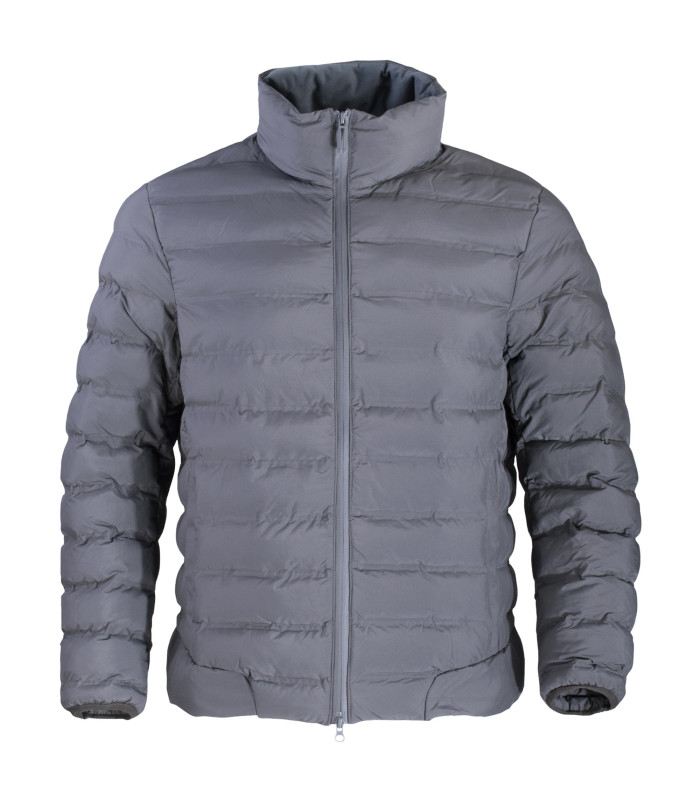 Parka Pukem Hombre M/Larga 100% Poly - Gris Oscuro