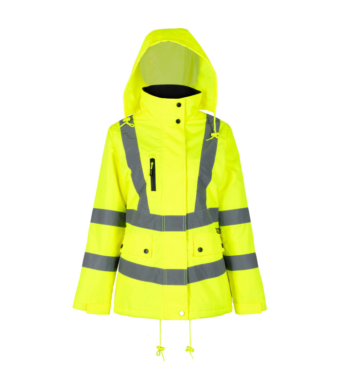 Parka Térmica Alta Visibilidad Clase 3 Mujer - Amarillo