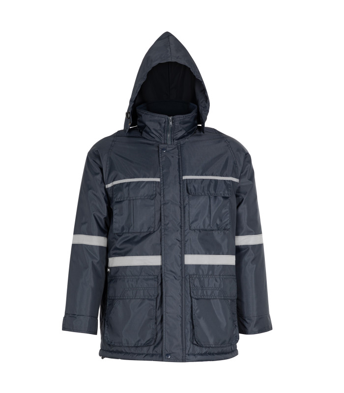 Parka Térmica de Trabajo Manga Larga Hombre - Azul