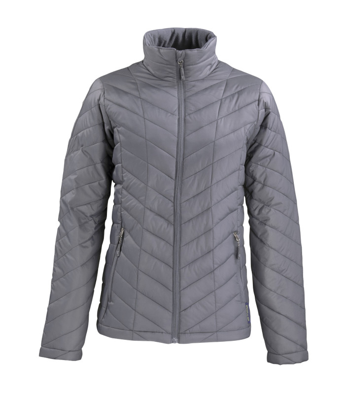 Parka Térmica Light Manga Larga Mujer - Gris