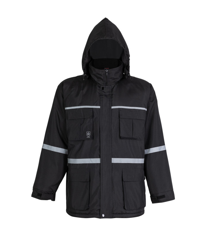 Parka Térmica Practical Line Manga Larga Hombre - Negro