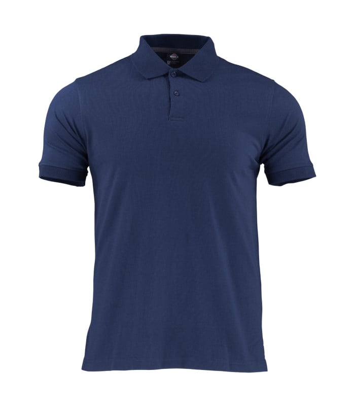 Polera Polo Dryfresh Manga Corta Hombre 60% Algodón 40% Poliéster - Azul
