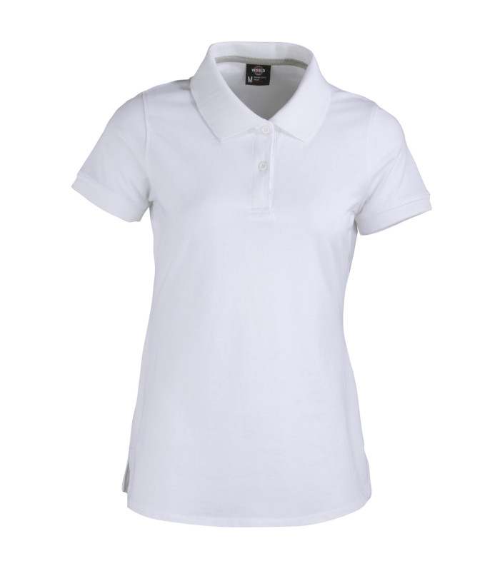 Polera Polo Dryfresh Manga Corta Mujer 60% Algodón 40% Poliéster - Blanco